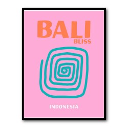 Bali Bliss Travel Poster