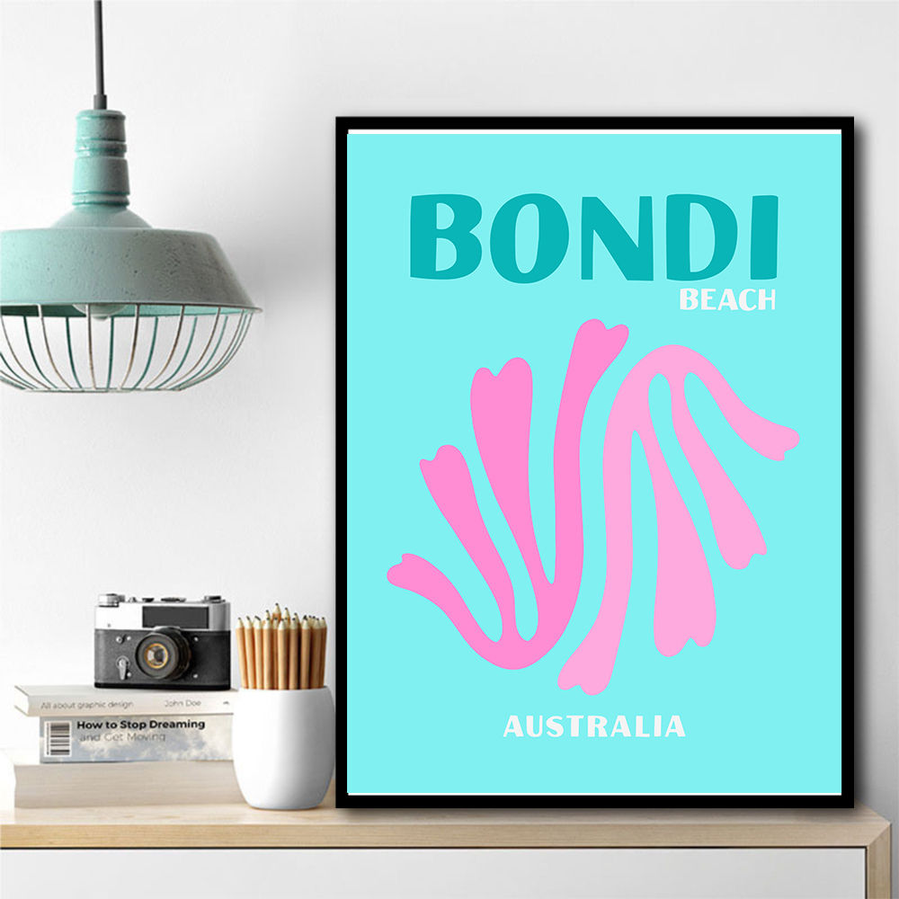 Bondi Beach Travel Poster Bondi Beach Travel Poster