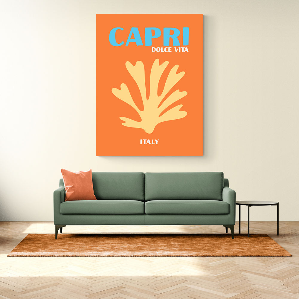 Capri Dolce Vita Travel Poster Capri Dolce Vita Travel Poster