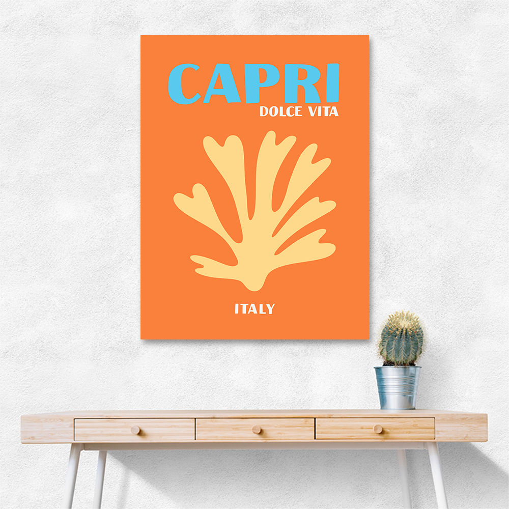 Capri Dolce Vita Travel Poster Capri Dolce Vita Travel Poster