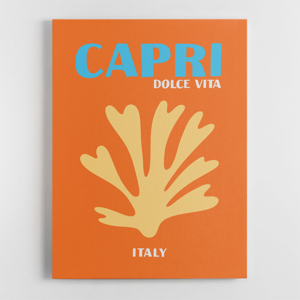 Capri Dolce Vita Travel Poster Capri Dolce Vita Travel Poster