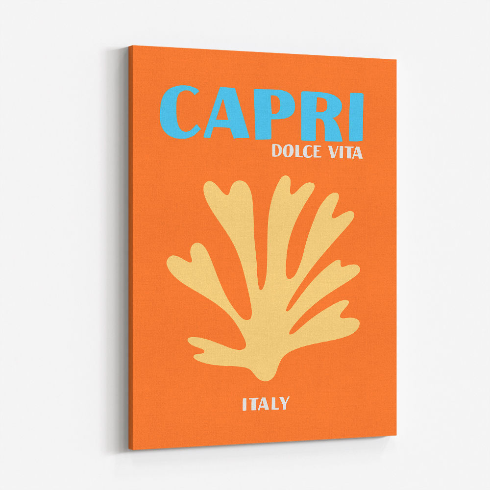 Capri Dolce Vita Travel Poster Capri Dolce Vita Travel Poster