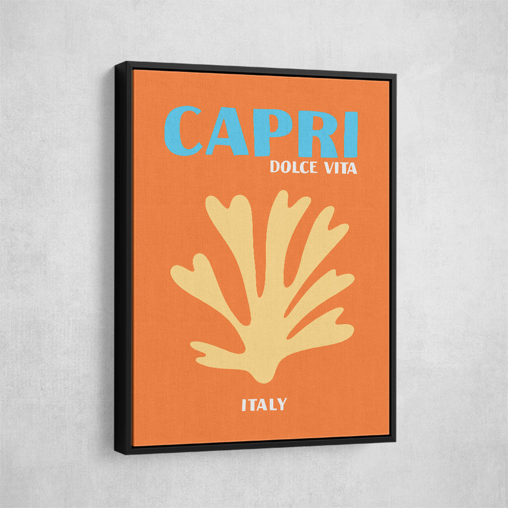 Capri Dolce Vita Travel Poster Capri Dolce Vita Travel Poster