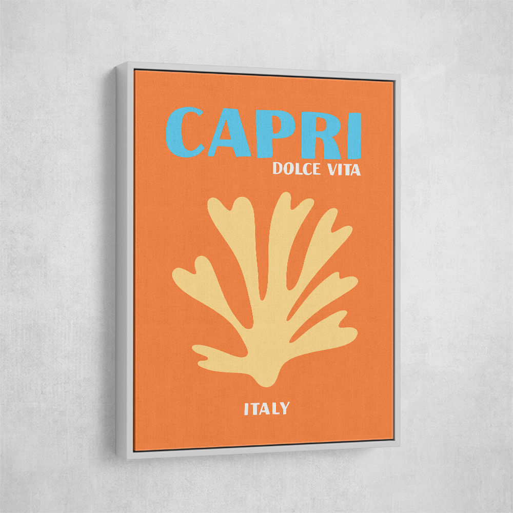 Capri Dolce Vita Travel Poster Capri Dolce Vita Travel Poster