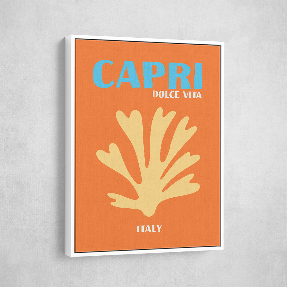 Capri Dolce Vita Travel Poster Capri Dolce Vita Travel Poster