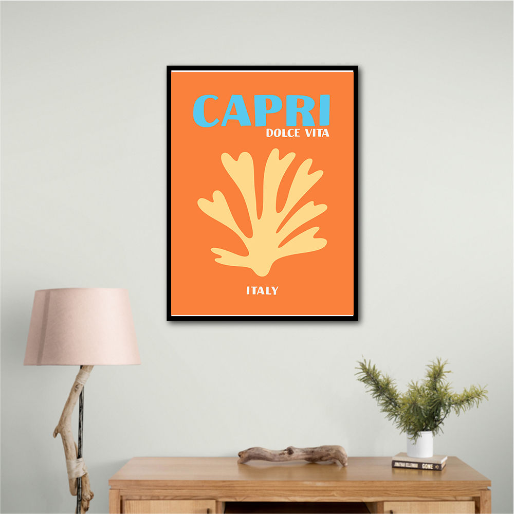 Capri Dolce Vita Travel Poster Capri Dolce Vita Travel Poster
