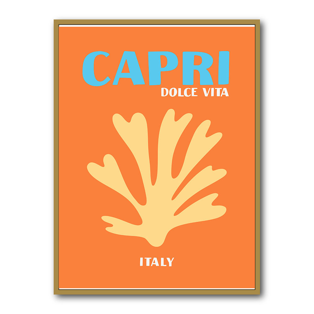 Capri Dolce Vita Travel Poster Capri Dolce Vita Travel Poster