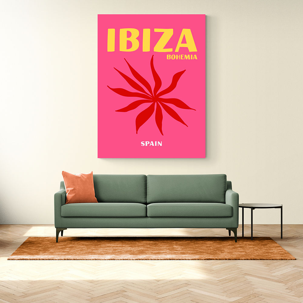 Ibiza Bohemia Travel Poster Ibiza Bohemia Travel Poster