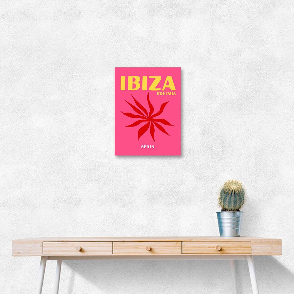 Ibiza Bohemia Travel Poster Ibiza Bohemia Travel Poster