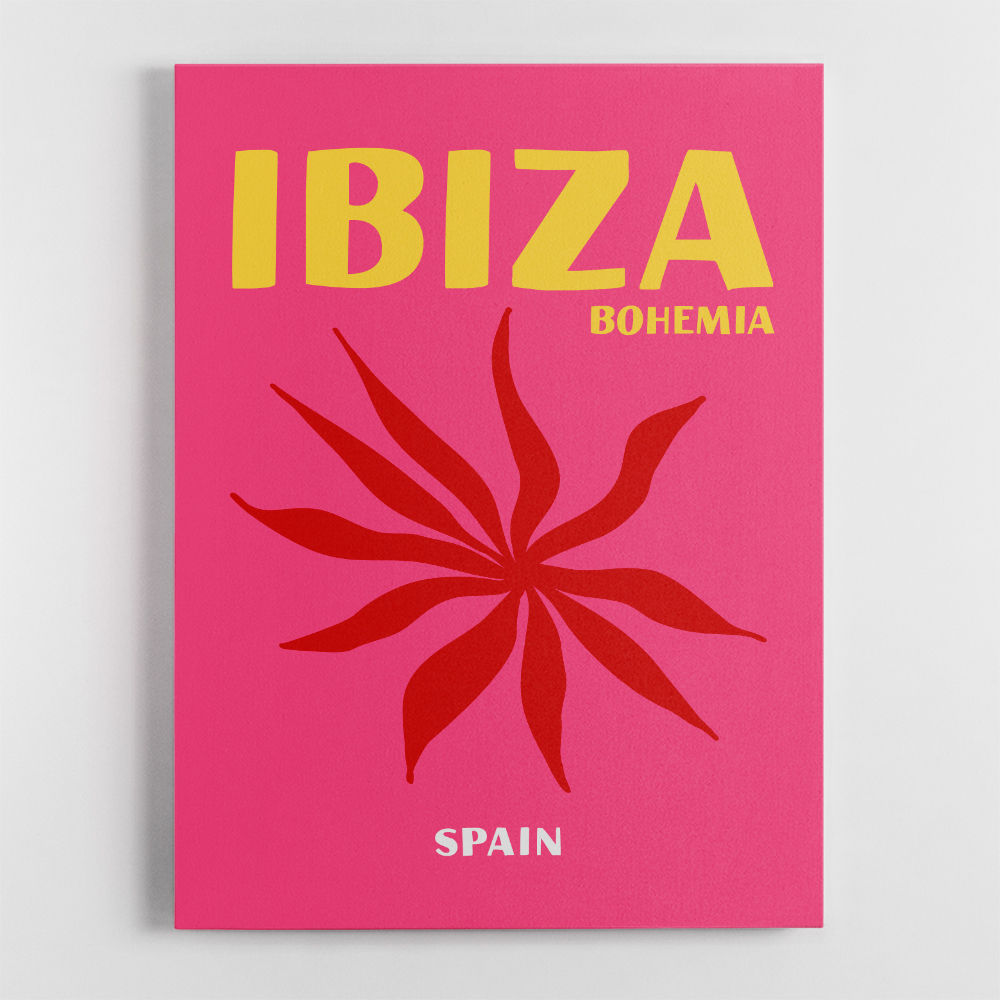 Ibiza Bohemia Travel Poster Ibiza Bohemia Travel Poster