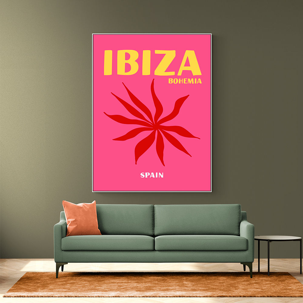 Ibiza Bohemia Travel Poster Ibiza Bohemia Travel Poster
