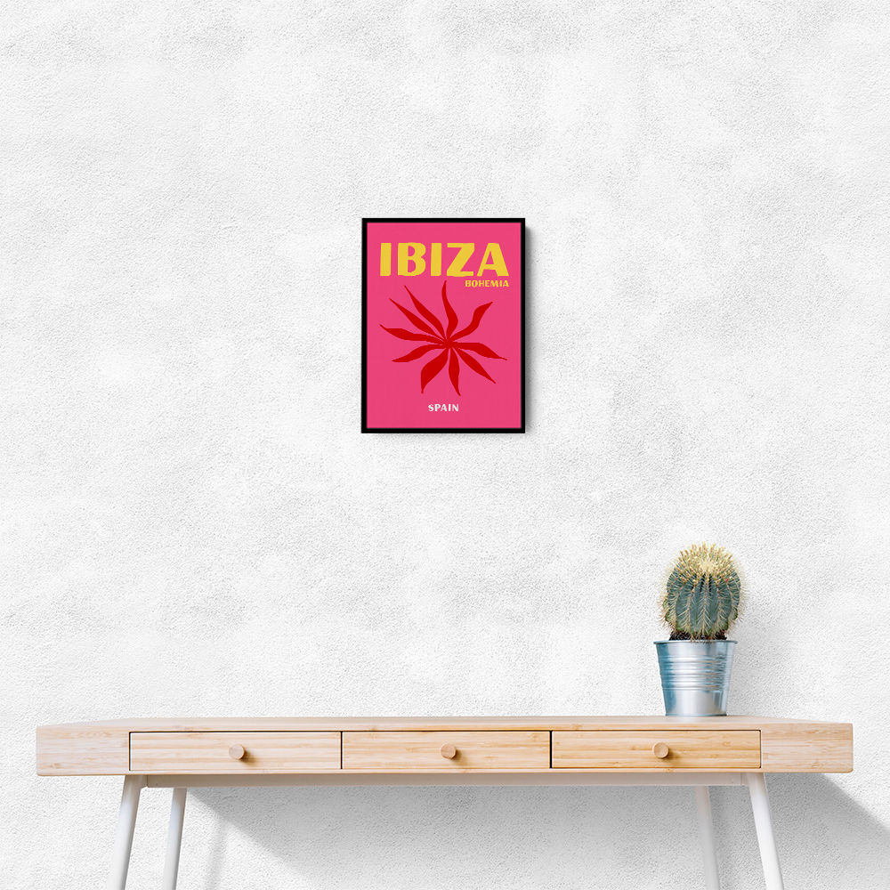 Ibiza Bohemia Travel Poster Ibiza Bohemia Travel Poster