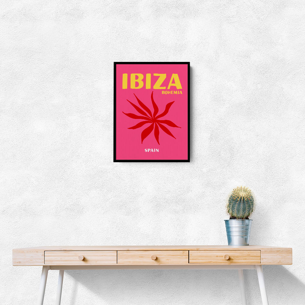 Ibiza Bohemia Travel Poster Ibiza Bohemia Travel Poster