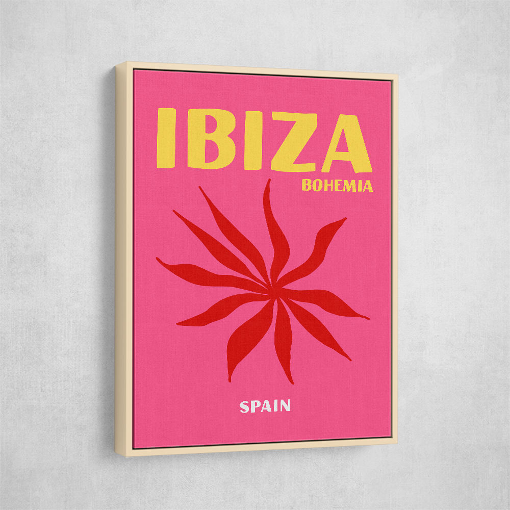 Ibiza Bohemia Travel Poster Ibiza Bohemia Travel Poster