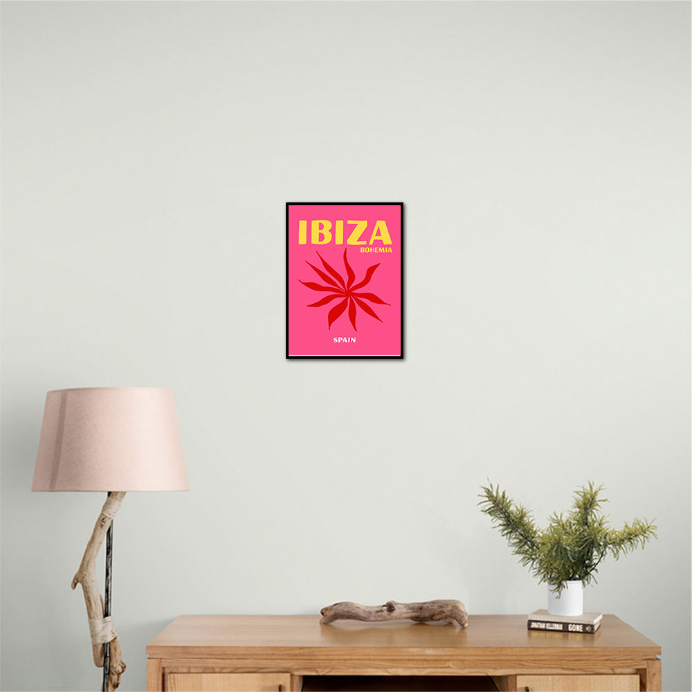 Ibiza Bohemia Travel Poster Ibiza Bohemia Travel Poster