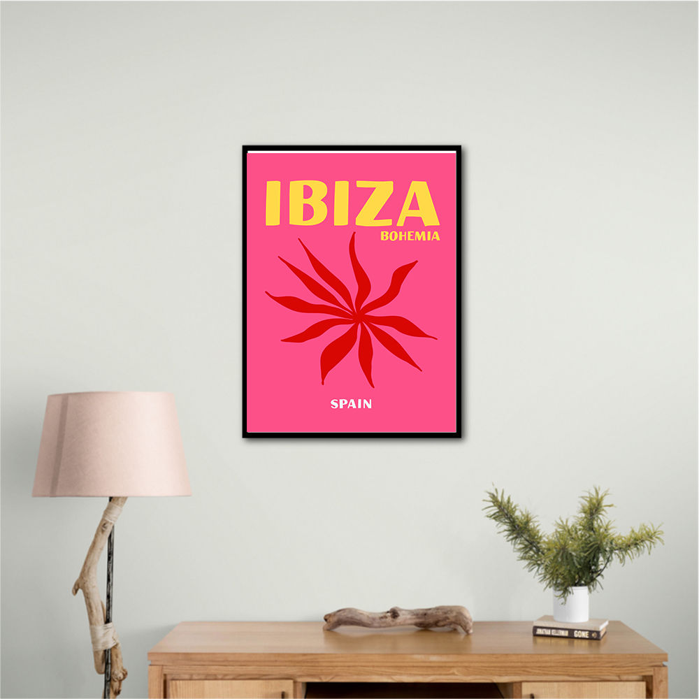 Ibiza Bohemia Travel Poster Ibiza Bohemia Travel Poster