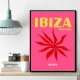Ibiza Bohemia Travel Poster Ibiza Bohemia Travel Poster
