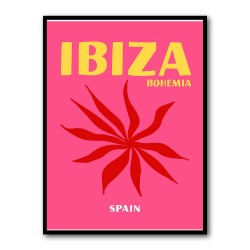 Ibiza Bohemia Travel Poster