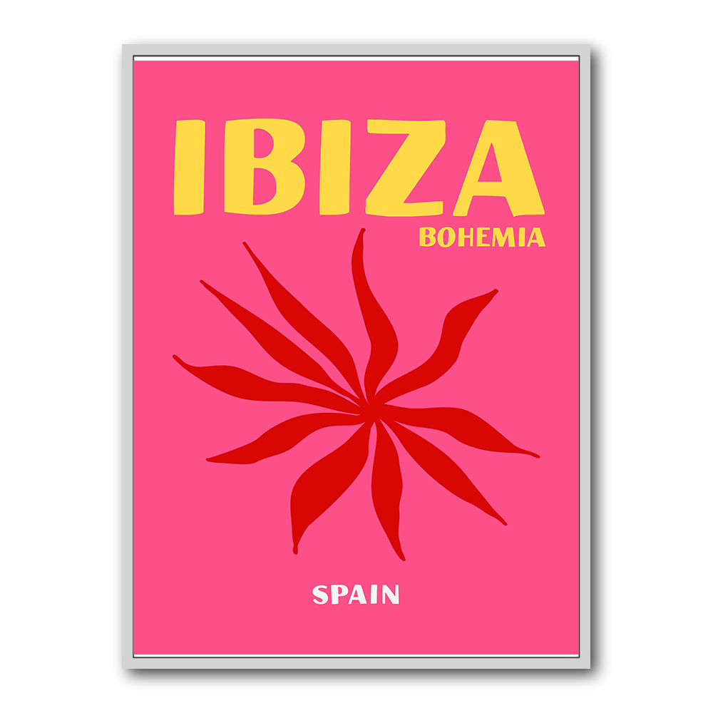 Ibiza Bohemia Travel Poster Ibiza Bohemia Travel Poster