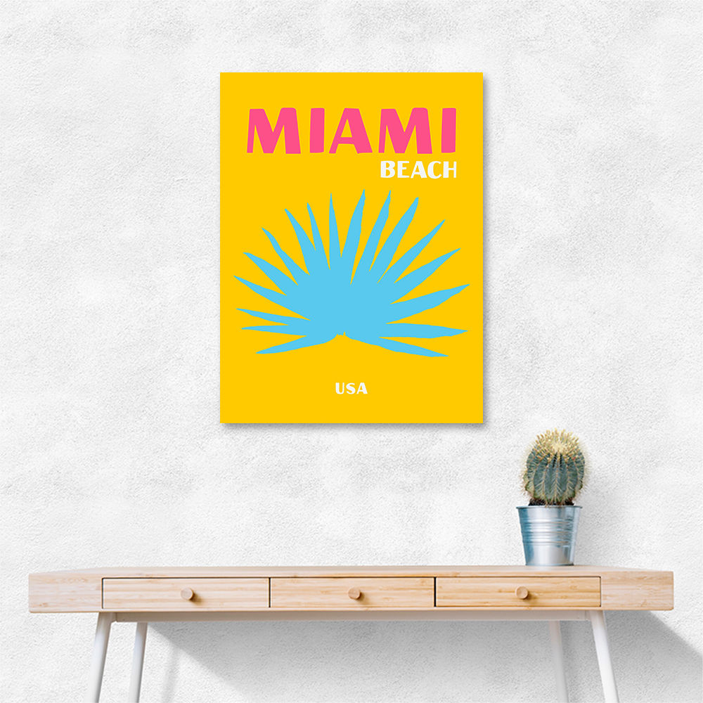 Miami Beach Travel Poster Miami Beach Travel Poster