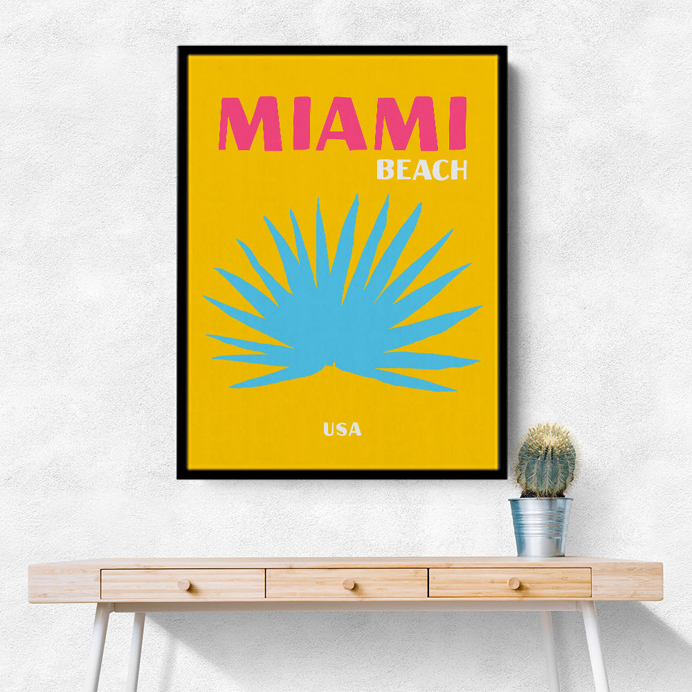 Miami Beach Travel Poster Miami Beach Travel Poster