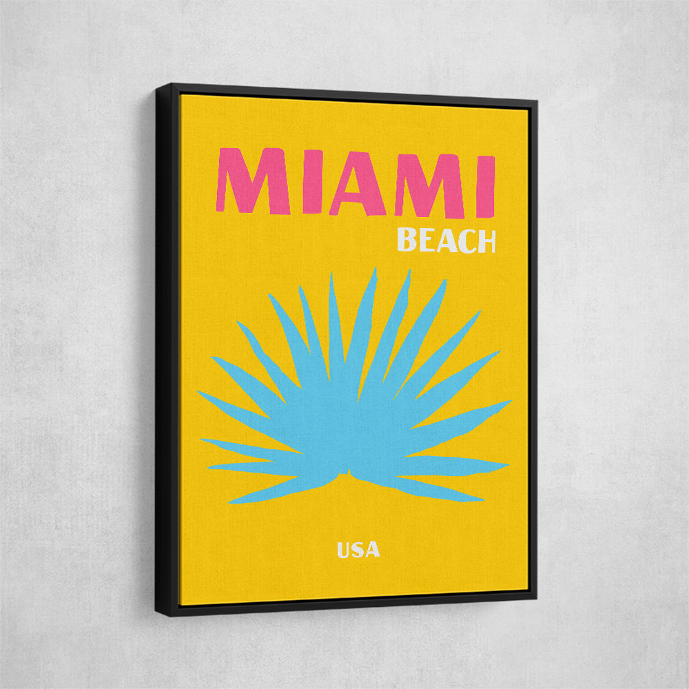 Miami Beach Travel Poster Miami Beach Travel Poster