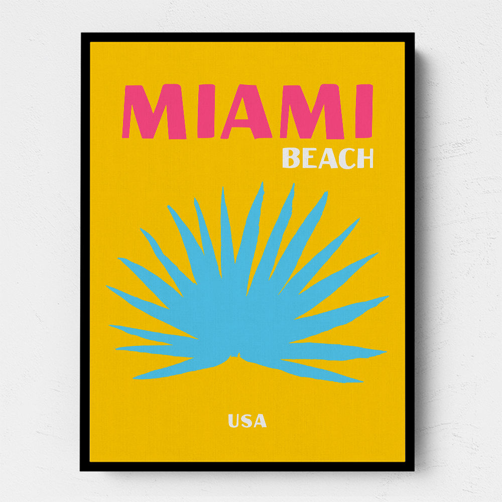 Miami Beach Travel Poster Miami Beach Travel Poster
