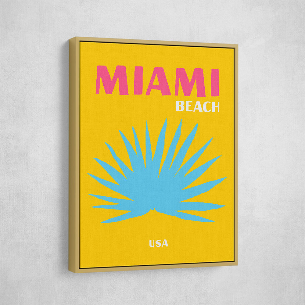 Miami Beach Travel Poster Miami Beach Travel Poster