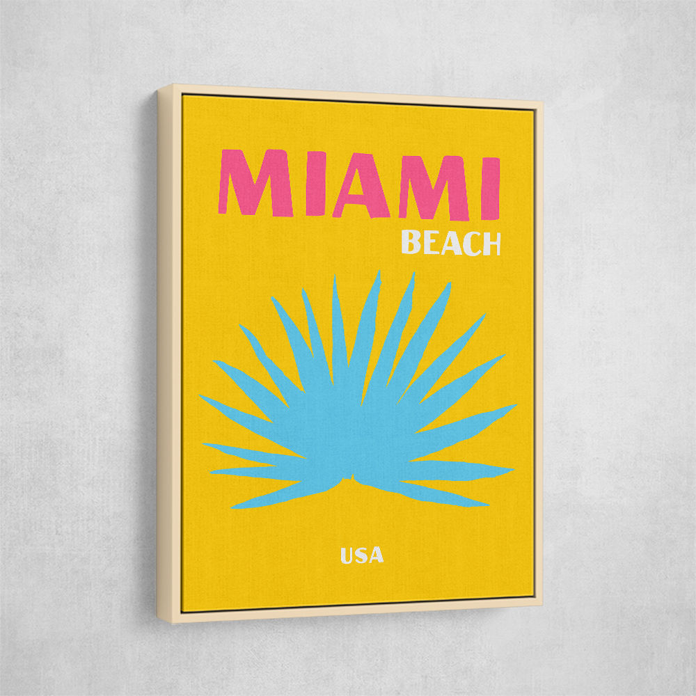 Miami Beach Travel Poster Miami Beach Travel Poster