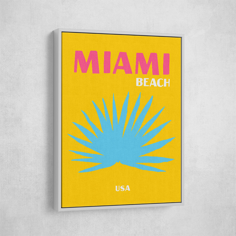 Miami Beach Travel Poster Miami Beach Travel Poster