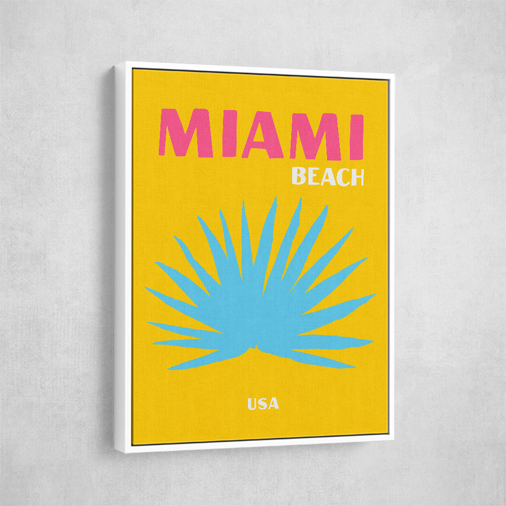 Miami Beach Travel Poster Miami Beach Travel Poster
