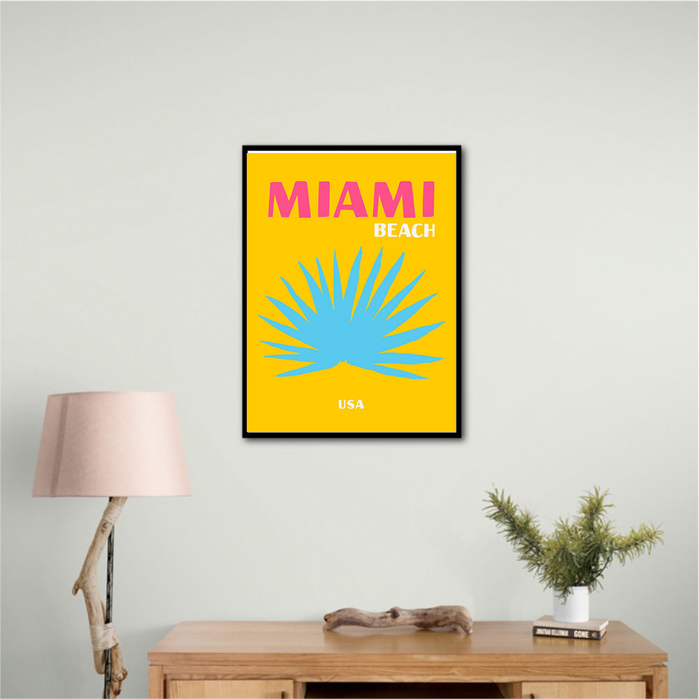 Miami Beach Travel Poster Miami Beach Travel Poster
