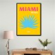 Miami Beach Travel Poster Miami Beach Travel Poster