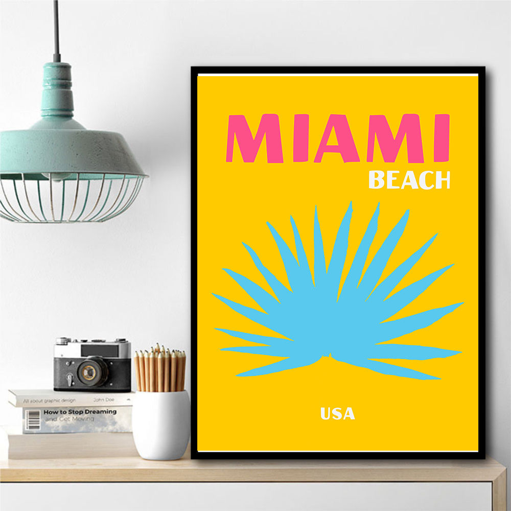 Miami Beach Travel Poster Miami Beach Travel Poster