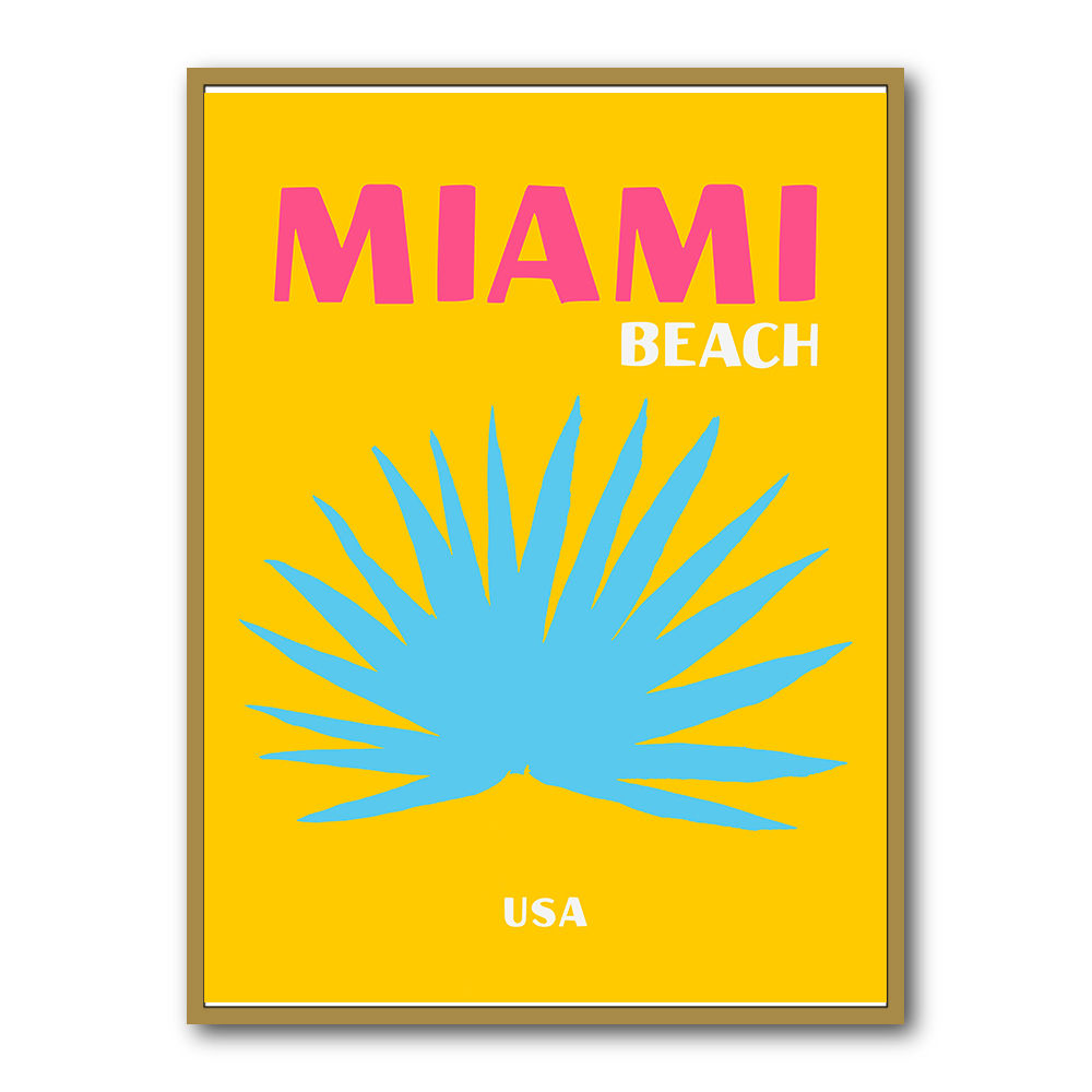 Miami Beach Travel Poster Miami Beach Travel Poster