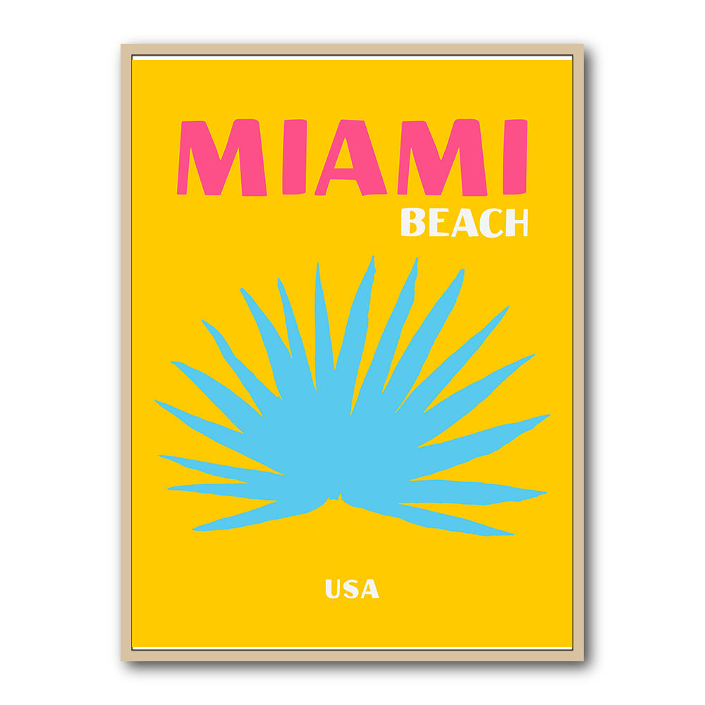 Miami Beach Travel Poster Miami Beach Travel Poster