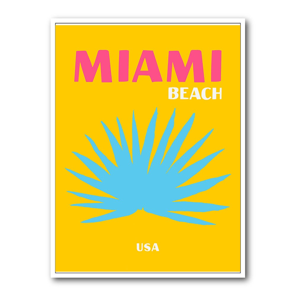 Miami Beach Travel Poster Miami Beach Travel Poster