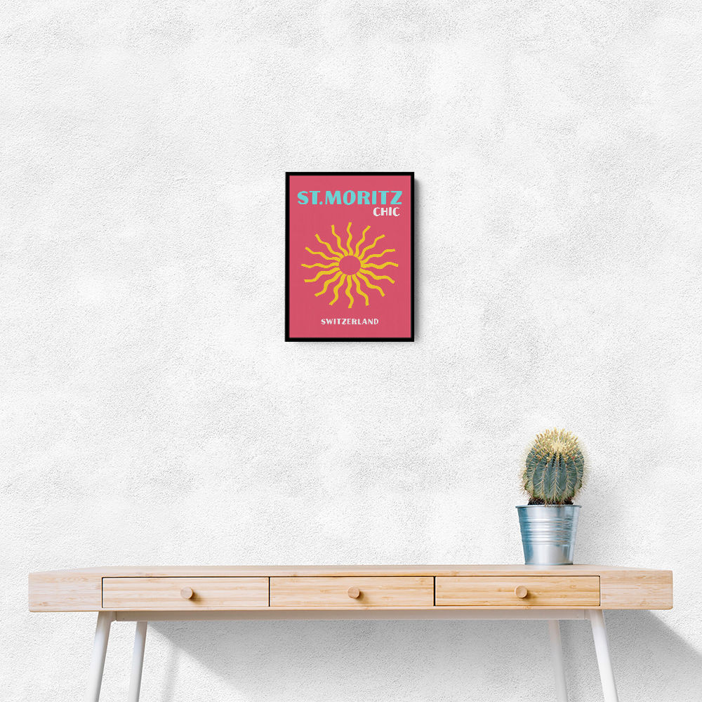 St Moritz Chic Travel Poster St Moritz Chic Travel Poster