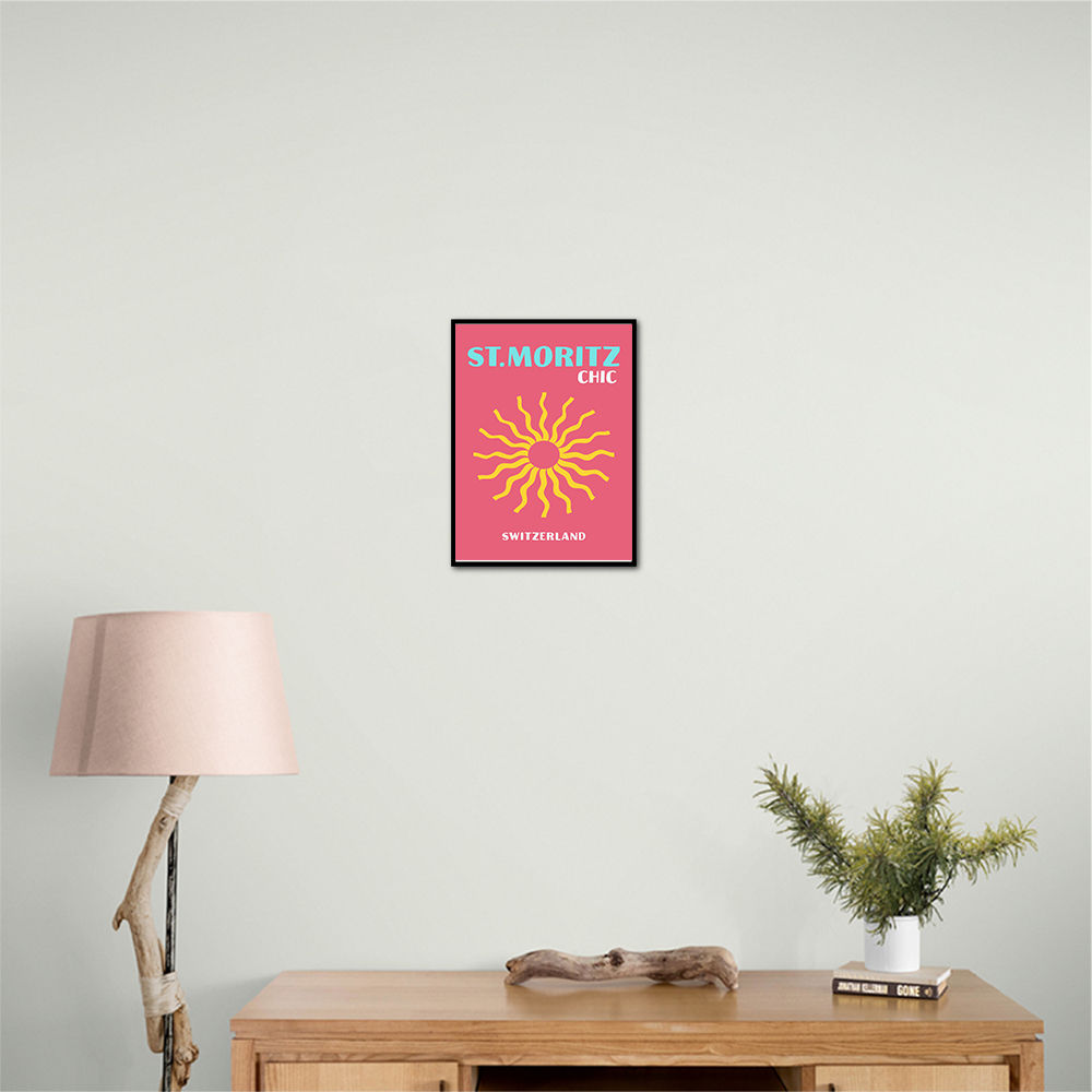 St Moritz Chic Travel Poster St Moritz Chic Travel Poster
