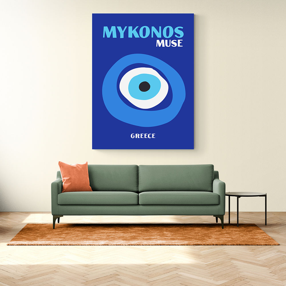 Mykonos Muse Travel Poster