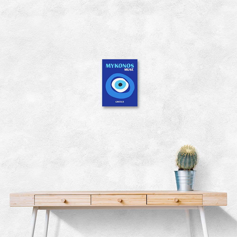 Mykonos Muse Travel Poster