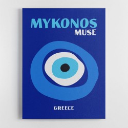 Mykonos Muse Travel Poster