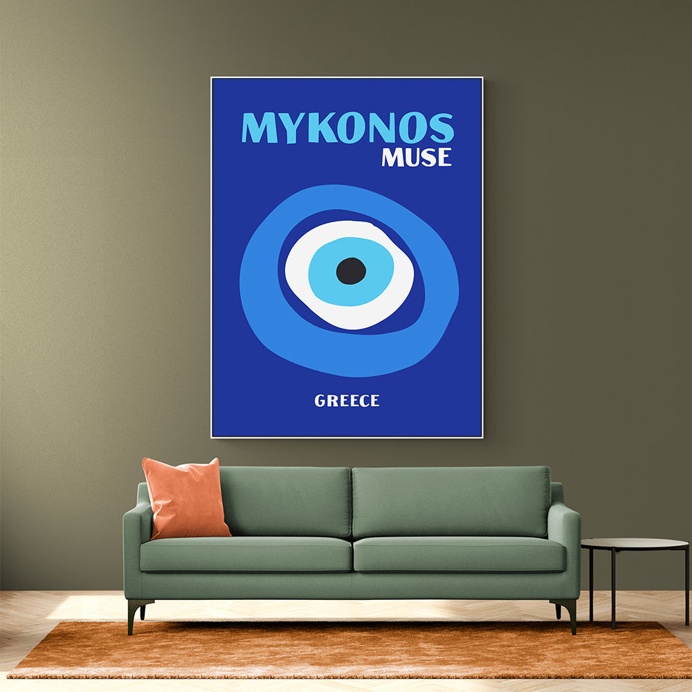 Mykonos Muse Travel Poster