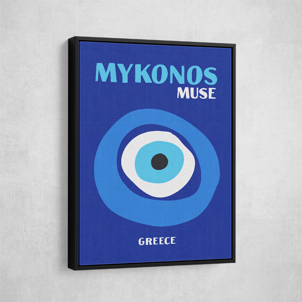Mykonos Muse Travel Poster
