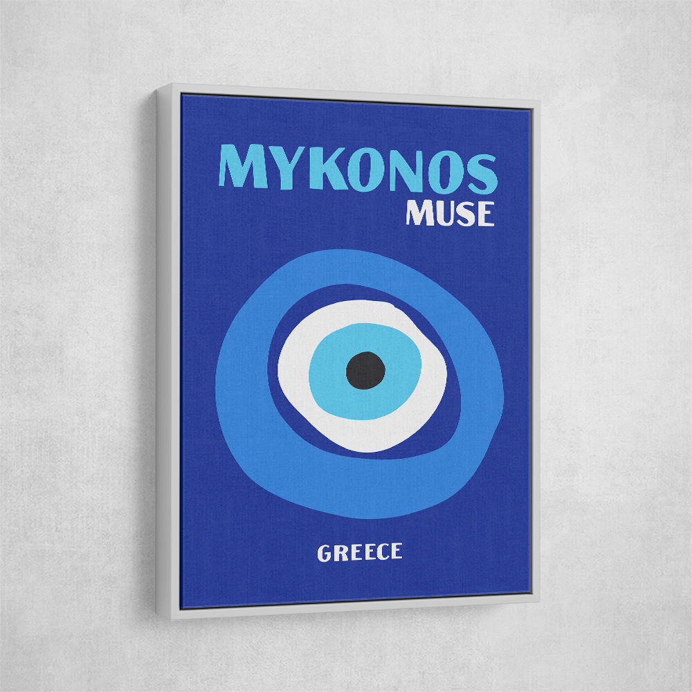 Mykonos Muse Travel Poster