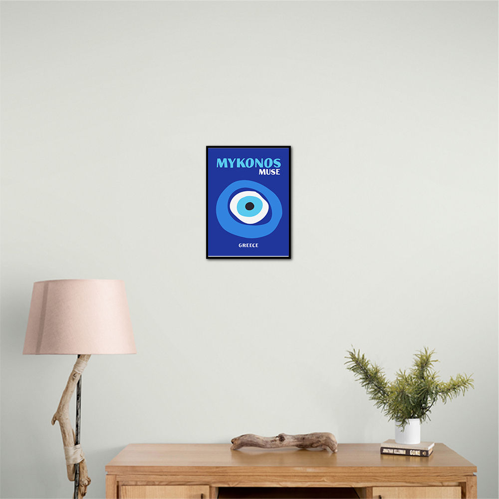 Mykonos Muse Travel Poster