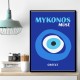 Mykonos Muse Travel Poster
