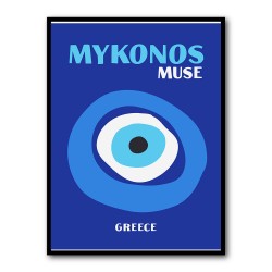 Mykonos Muse Travel Poster