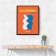 Santorini Travel Poster Santorini Travel Poster