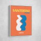 Santorini Travel Poster Santorini Travel Poster